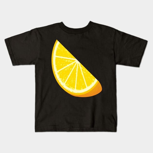 Orange Slice Kids T-Shirt by sifis